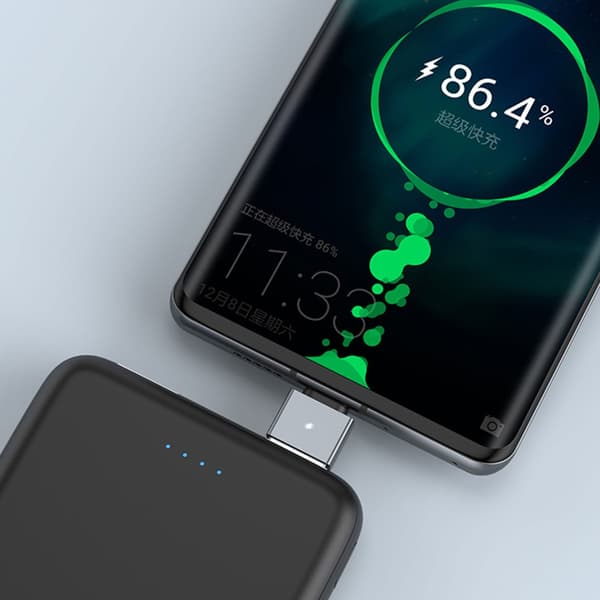 Metall USB Hane till USB C Hane Adapter för Snabb Dataöverföring och Laddning null - Square with light GY
