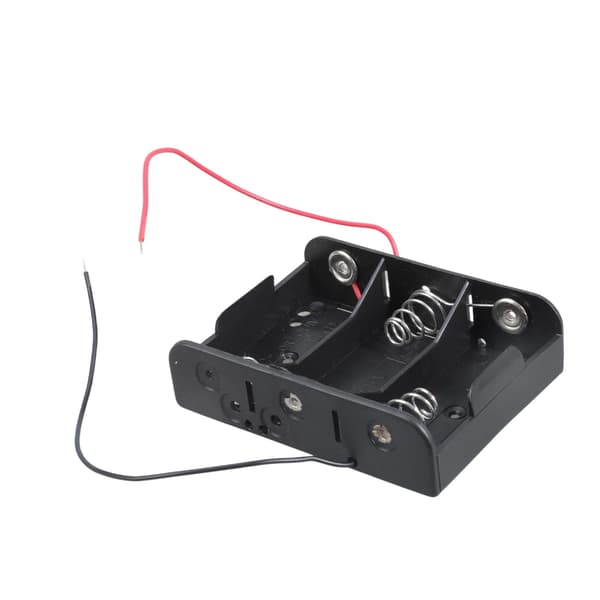 Enkeltcelle batteriholder i plastik til LR14 C Sikker forbindelse Langvarig strømforsyning 1 battery box with c