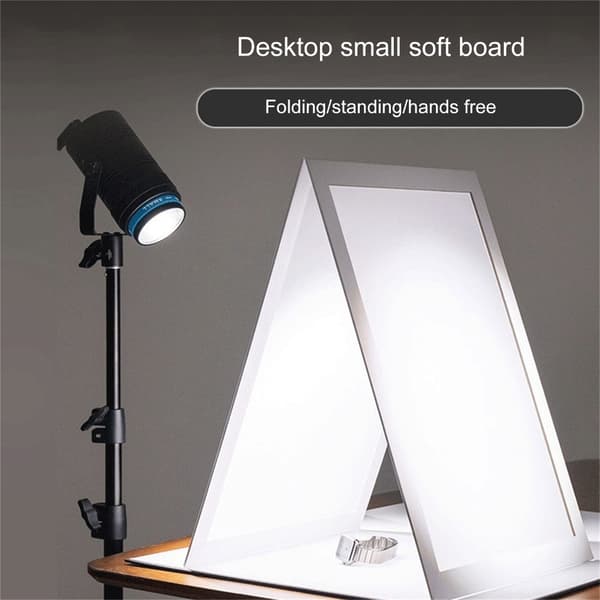 Vikbar Ljusdiffusor Fotograferingsreflektor för Små Föremålsfoton i Studio eller Utomhusmiljö