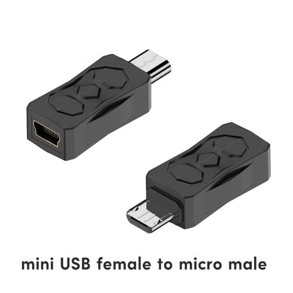 480 Mbps dubbelriktad USB-överföringsadapter USB2.0-adapter Micro/Mini hane-hona-omvandlare null - Micro to mini usb M