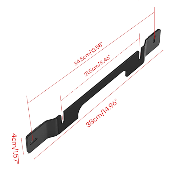 Väggfäste för soundbar, platsbesparande, balanserat ljud, metall