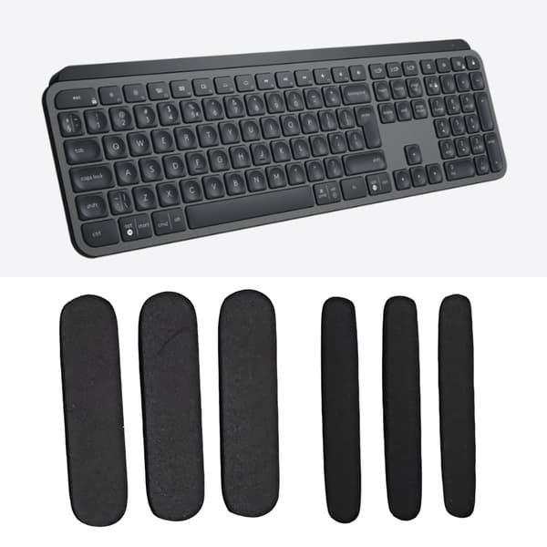 6 stk. tastatur silikonefødder trykbestandig pude til CRAFT KEYS Extended