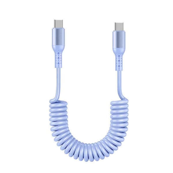 Skalerbart USB C til USB C Kabel Hurtig Opladningsledning Han til Han Stik Ledning Green