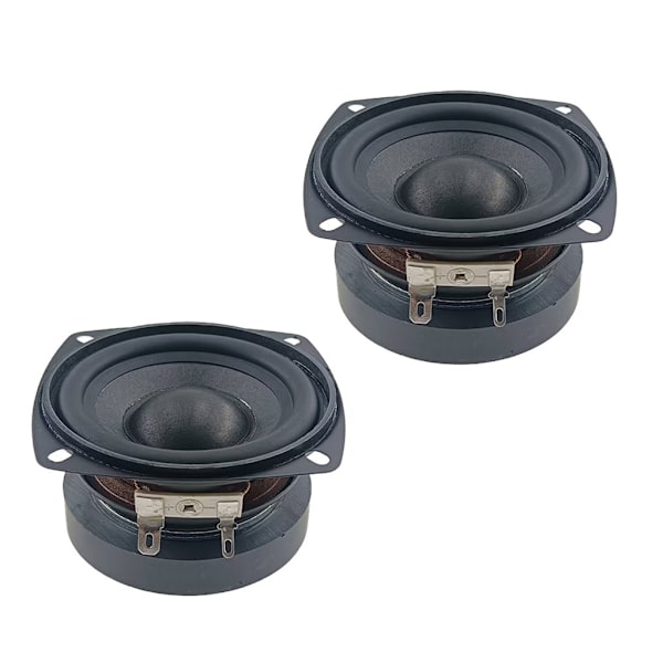 2 st 78mm Högtalare 3 tum Fullfrekvens 4Ohm 15W Högtalare DIY Basljud