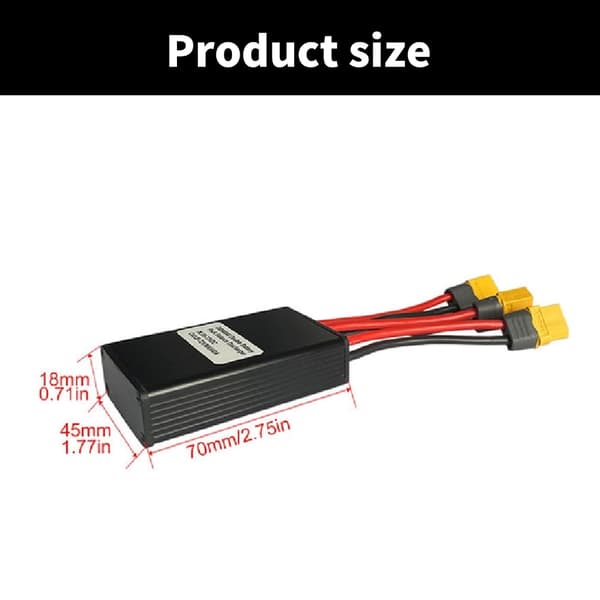 Elektrisk Fordon Dubbel Batteri Parallell Modul 20V till 72V 40A Optimerad Effekt