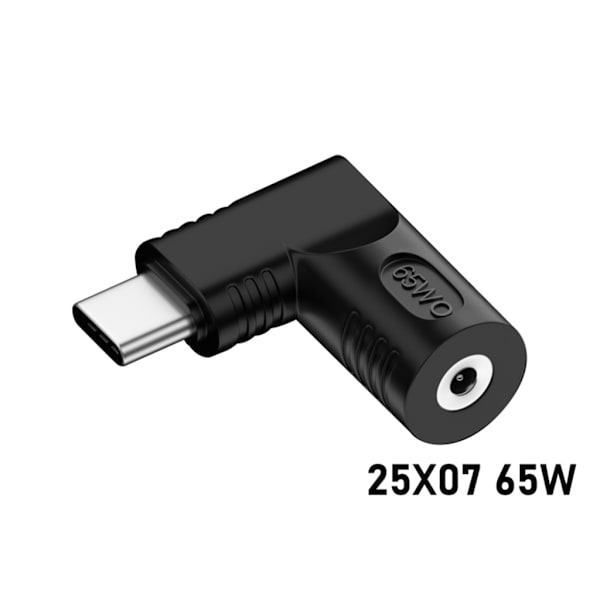 Type-C DC Strømstik Jack Stik TypeC Han til DC- Hun Adapter Konverter til Notebook PC Telefon Valgfri null -  5.5x2.5mm