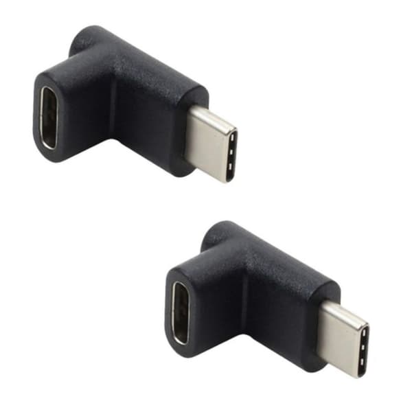 Högkvalitativ Rätvinklig USB C-adapter med Snabbladdningsfunktion och 10 Gbps Datasynkronisering null - 2pc