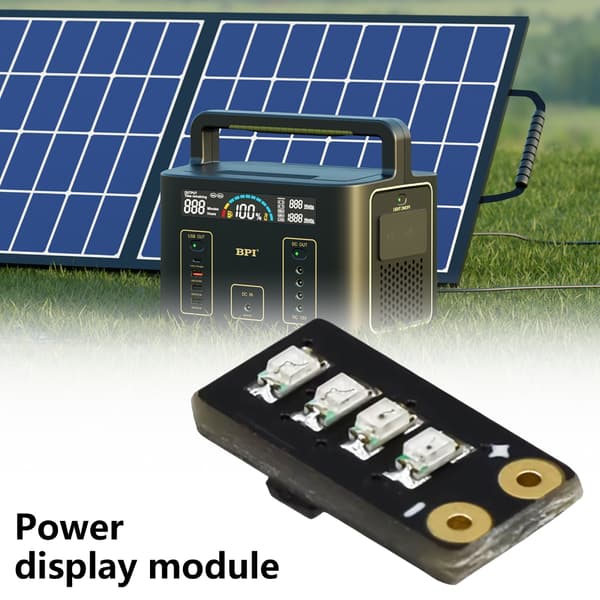 3.7V-4.2V Batteristrømindikatormodul med LED-display til små enheder null - 5