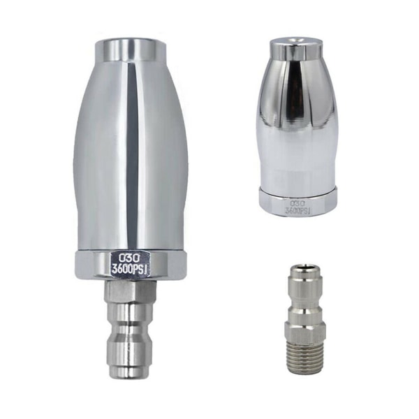 Professionella Trycktvättsspetsar Turbo Munstycke 3600Psi 1/4 Tums Snabbkoppling