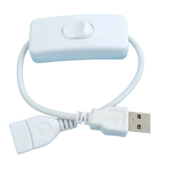 USB Han til Hun Kabel USB Forlængerkabel med Switching Support til LED Bordlampe USB Blæser LED Strips Tilbehør Black