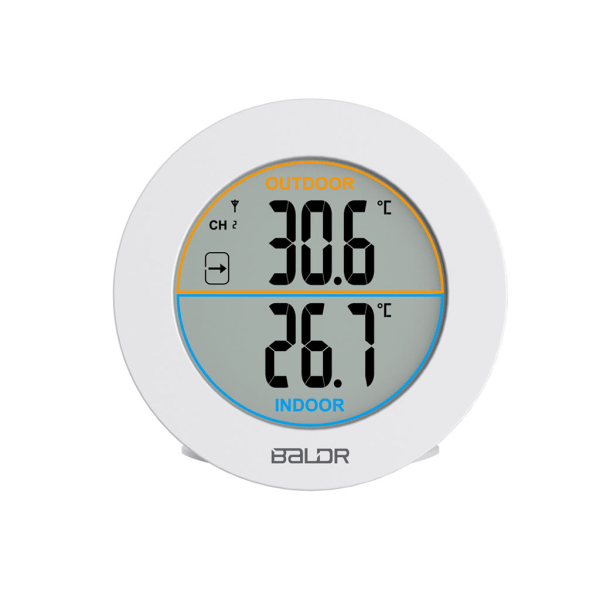 Trådlös Hygrometer Termometer Mätare Inomhus Utomhus Display med Sensor