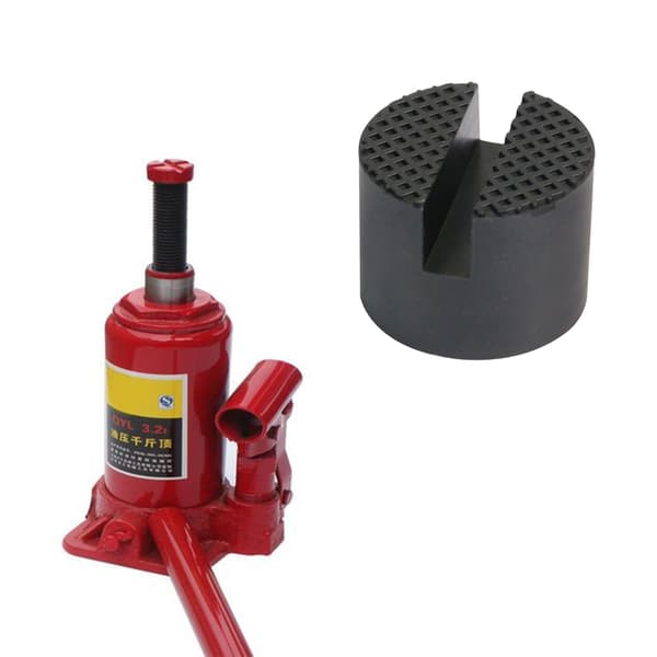 Fordon Multipurpose Gummi Domkraft Stabilisator Pad Förbättrar Hållbarhet Verkstad null - C
