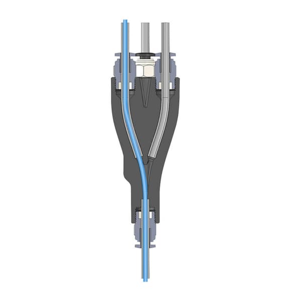 Til Lab X1C P1P/S 4-i-1 PTFE Adapter 3D Printer Tilbehør Slangeforbindelser til Lab 3D Printere Tilbehør