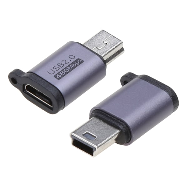 Usb-C till Micro USB Adapter Typ-C Hona Till Micro Usb Hane Konverterare Kontakt null - Type C to Mini USB