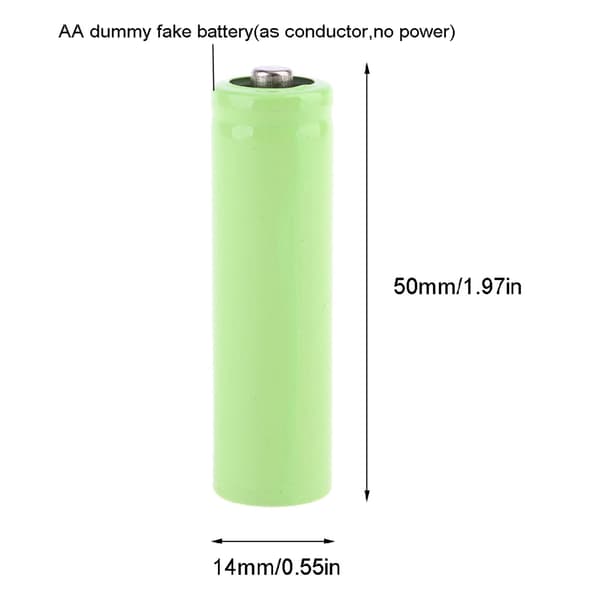 Universal AA batterieliminator US strømforsyningskabel erstatter 1x-4x AA-batteri B