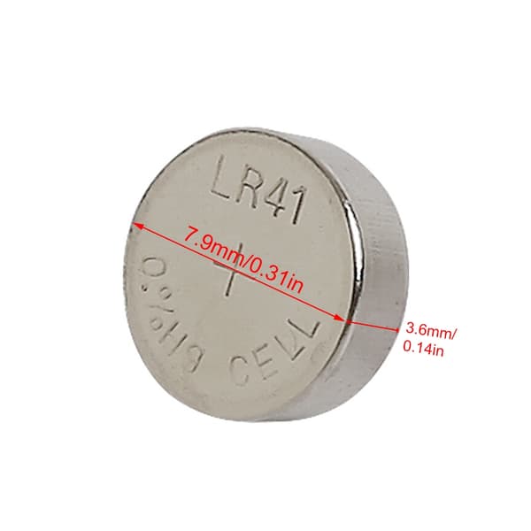 10 st LR41 AG3 Knappcellsbatterier Stabil Effekt Alkalisk Cellbatteri