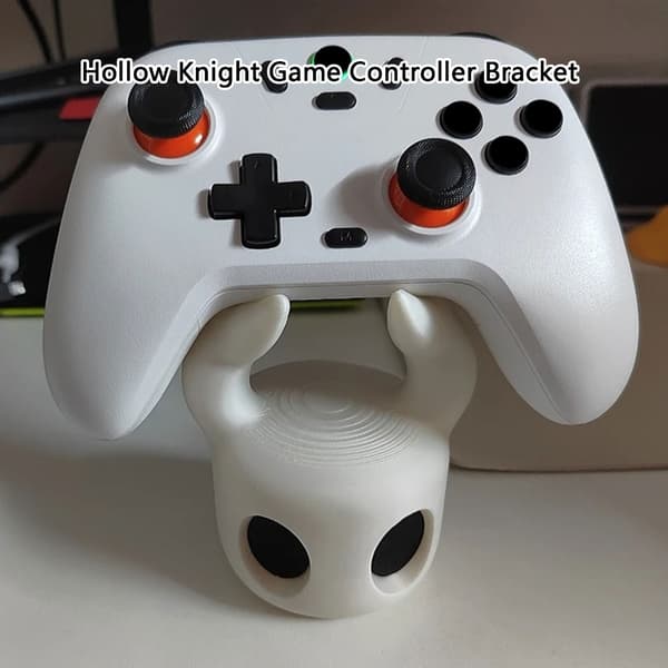 Halkfri Kontrollbas Anime Gamepad Ställ Skrivbordsförvaringsfäste White