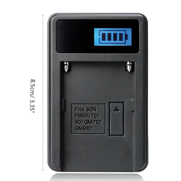 USB-kamera batteriladdare med statusindikator för CCDTRV308, CCDTRV138, CCDTRV328,