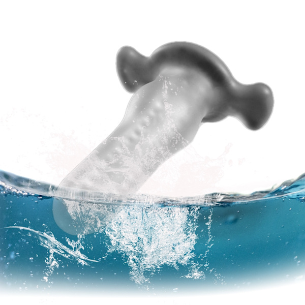 Silikone Anals Plug Hul Anals Butt Plug Sleeve Extender Velegnet til Begyndere White