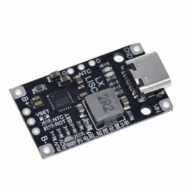 Litiumakun lataus Boost-moduuli Type C USB 2-3S Boost-moduuli tukee nopeaa latausta null - 3S