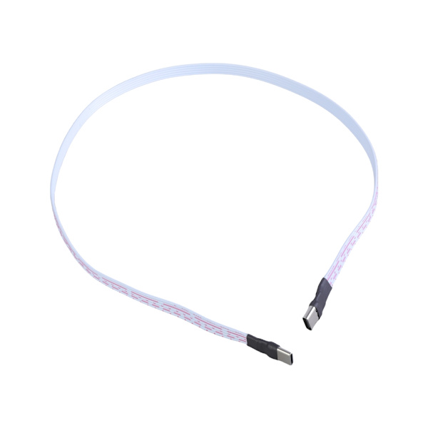 Type C flatkabel Type C hann til hann 2A lade dataforlengelse silikonkabel 1.5m