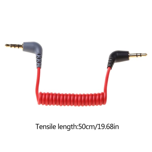Erstatnings 3,5 mm TRS til 3,5 mm TRRS adapterkabel for RODE SC7 SC2 av Video MIC A