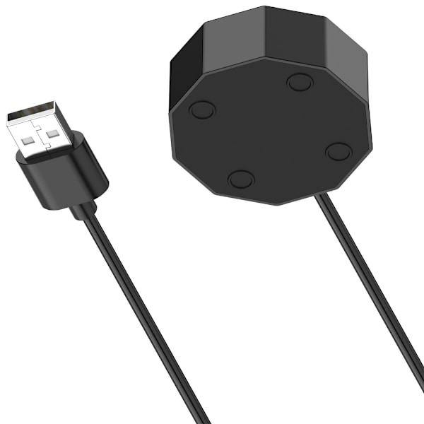 USB 3-Pin Magnetisk Laddningsdocka Bas USB Laddningskabel för Laifen Tandborste Black