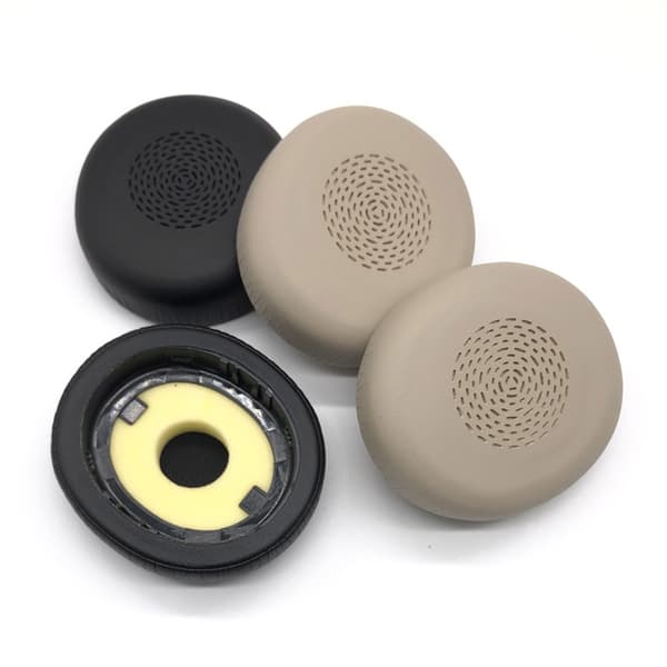 Myke svamp øreputer øreputer for Evolve 2 75 MS hodetelefoner headset deksler ørepute ørevarmer ørepute Black