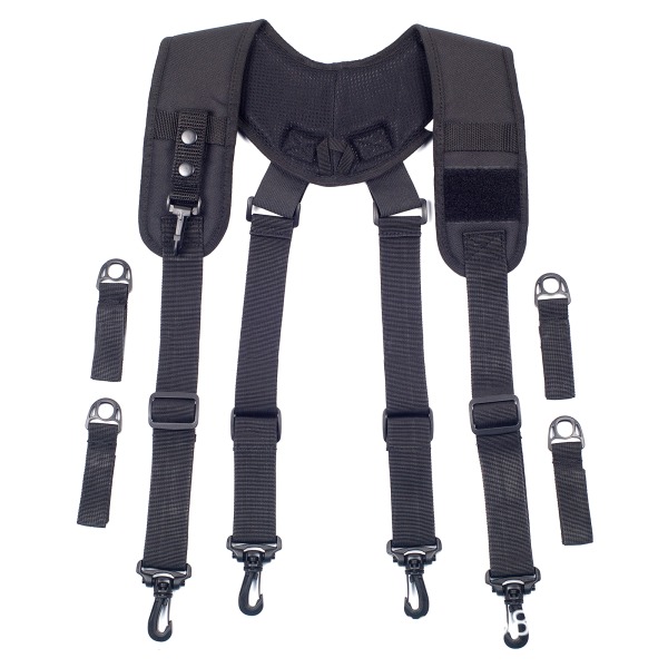 Justerbar Equipage X Type Tactical-hängslen Duty Belt Harness Combat Tool Black