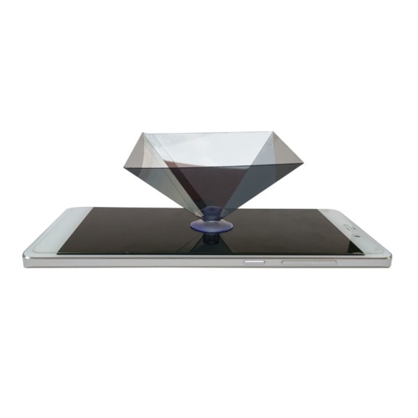 Universal Smartphone 3D Hologram Display Stativ Projektor Pyramid Personlig Underhållning