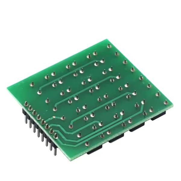 Hög Responsivitet 4x4 Matris Knappsats Modul 16 Knappar För Mikrokontroller Prototyp Projekt för STEM Utbildare 5pc