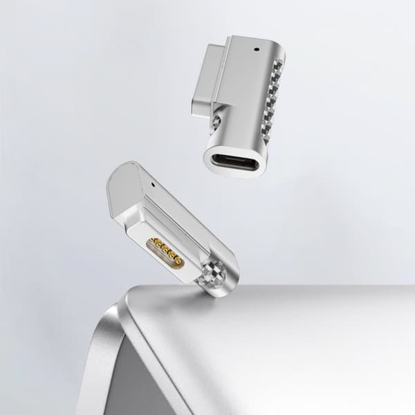 USB C hunn til 2 hurtigladeadapter i aluminiumslegering for MacBook Pro