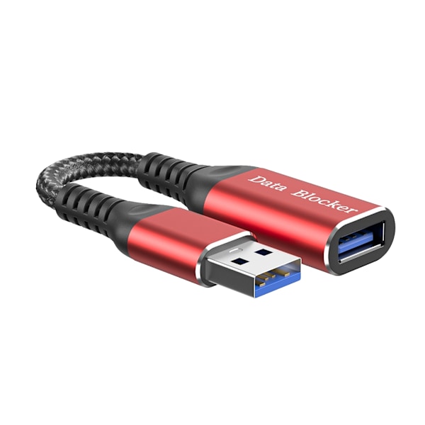 USB Datablocker Hona Till Hane USB Laddningskabel För Säker Strömförsörjning