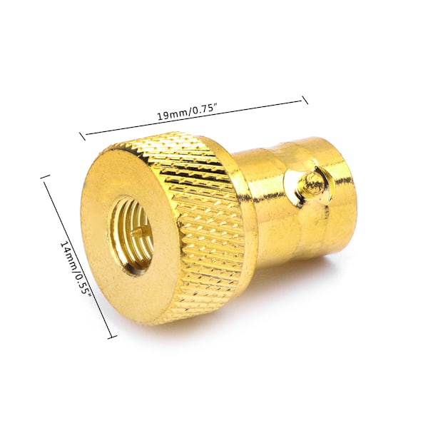 BNC Honkontakt till SMA Hankontakt RF-kontakt Koaxialomvandlare Adapter Rakt