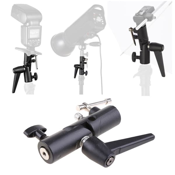 Hot Shoe Holder Paraply Lysstativ Stativbeslag Flash H-Type Base