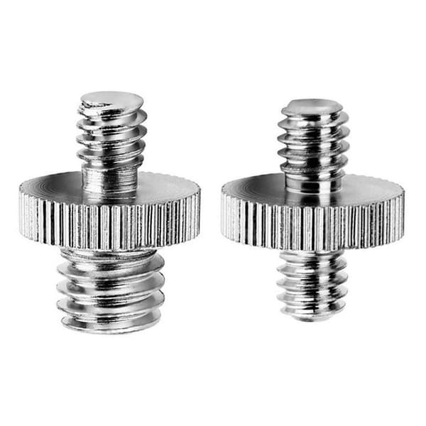 1Set 1/4\" 3/8\" Metallskruvsatser Stativfäste Konvertera Adapter Blixtljusstativ null - D package