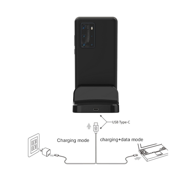 QC3.0 PD Snabbladdningsstation Stativhållare för Smartphones Mobiltelefoner