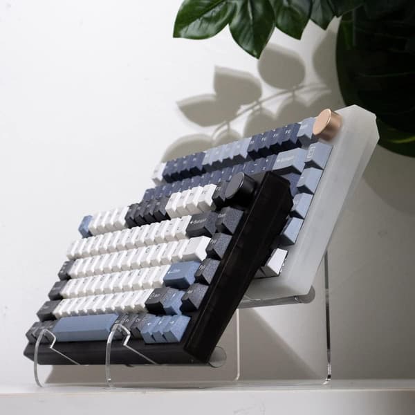 Keyboard Display Keyboard Holder Transparent Akryl Keyboard Stand Computer Three layers