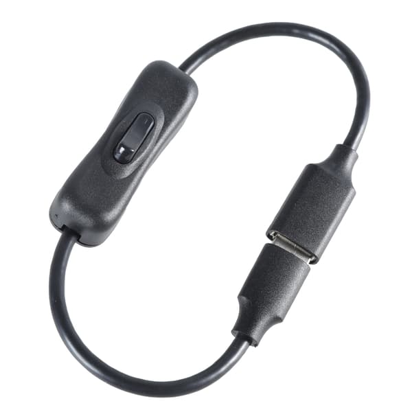 USB 3.0 Forlengelseskabel med Strømknapp Rask Hastighet 5Gbps Dataoverføringskabel 1m