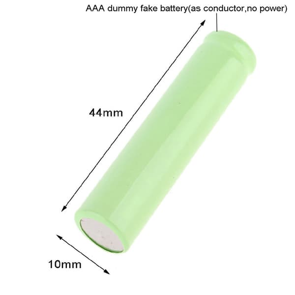 Dubbel AAA-batterieliminator USB-strömkabel för radio, elektrisk leksak, klocka US Plug