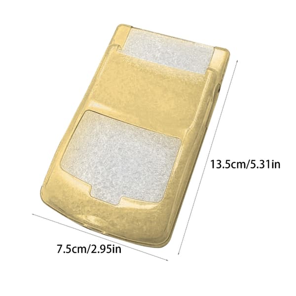 Mykt TPU-deksel til GBC Game Console Crystal Shells Protections Sleeve Transparent