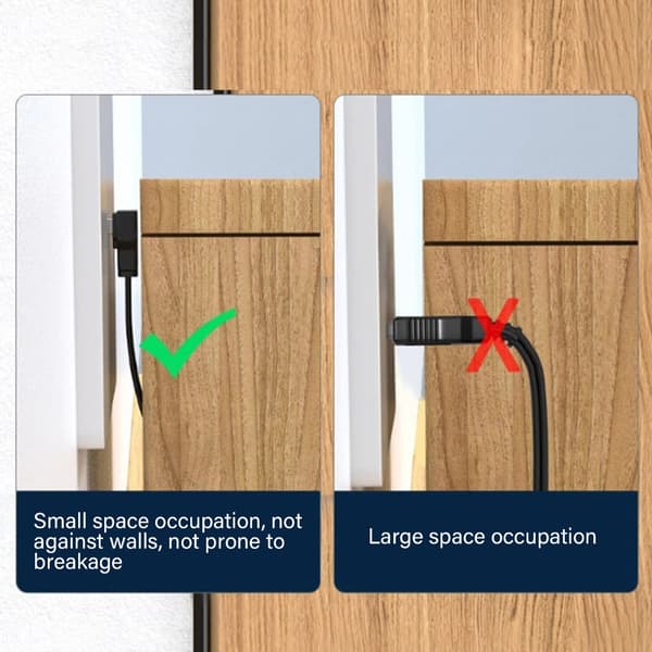 Liten 90-graders USB C til USB A-kabel for effektiv lading og datasynkronisering 0.2m Bend down