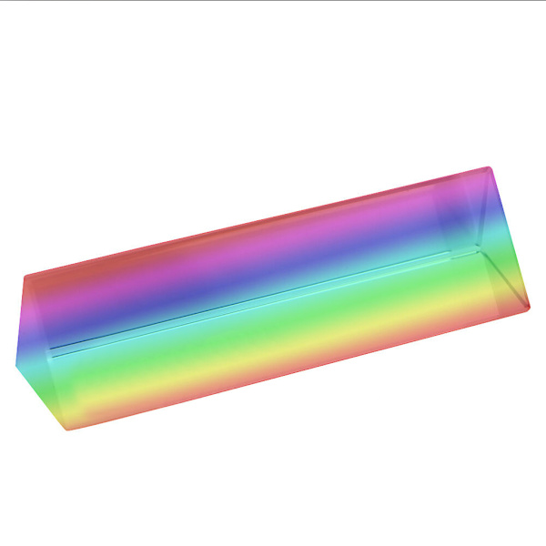 Optiskt Prisma Glas Triangulärt Trippelprisma för Fotografi Skollaboratorium Undervisning Ljus Spektrum Fysik Vinkel Reflekterande