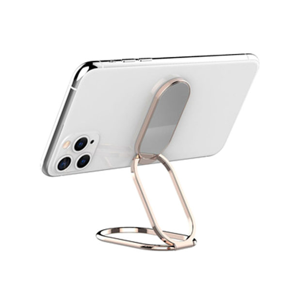Finger Kickstand 360°Rotation Telefon Ringhållare Ring Fällbar Mobiltelefon Stativ Gray