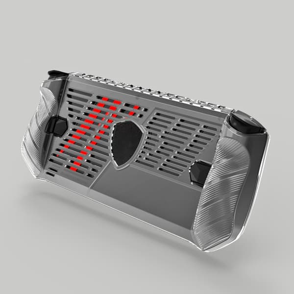 Robust TPU-skalbeskyttelse til Claw Gaming System kombinerer blød tekstur Transparent black