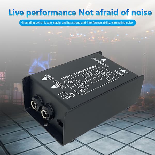 Passiv DI-box Essential Audios Tool Brummreducerare För Musiker Ljudtekniker