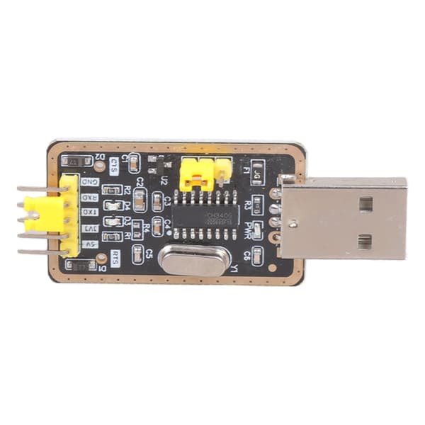 Plassbesparende CH340G RS232 USB til TTL seriell grensesnittmodul for mikrofon 1pc