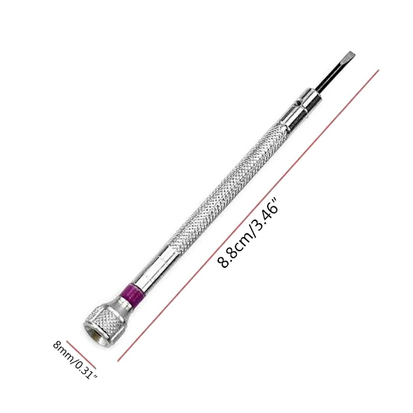 13-dels 0,6-2,0 mm Spår- och Korsmejselset Professionell Urmakare Reparation