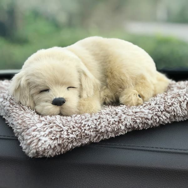 Bil Dashbord Dekor Sovende Hund Leker Ornamenter Dukker for Barn Kid Hjem Rom null - 3