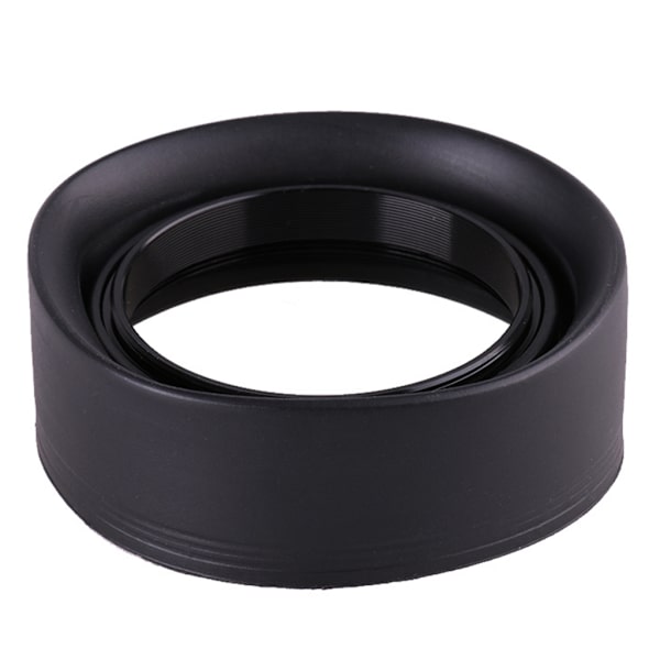 49mm Kameralinshuvud Set med 2 Vikbara Design Blockerar Överflödigt Ljus för Olika Objektiv Förbättrar Bildkvaliteten